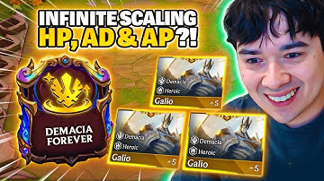 I Took This INFINITE Scaling Augment And Fielded 5 Demacia On STAGE 2?!