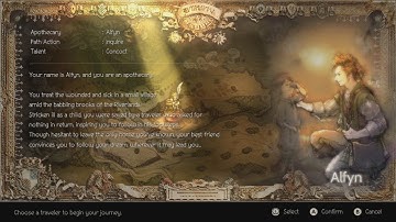 Octopath Traveler - Alfyn