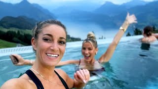 PRIVATE POOL OVERLOOKING SWISS ALPS!! by Jen Smith 26,578 views 4 months ago 4 minutes, 36 seconds