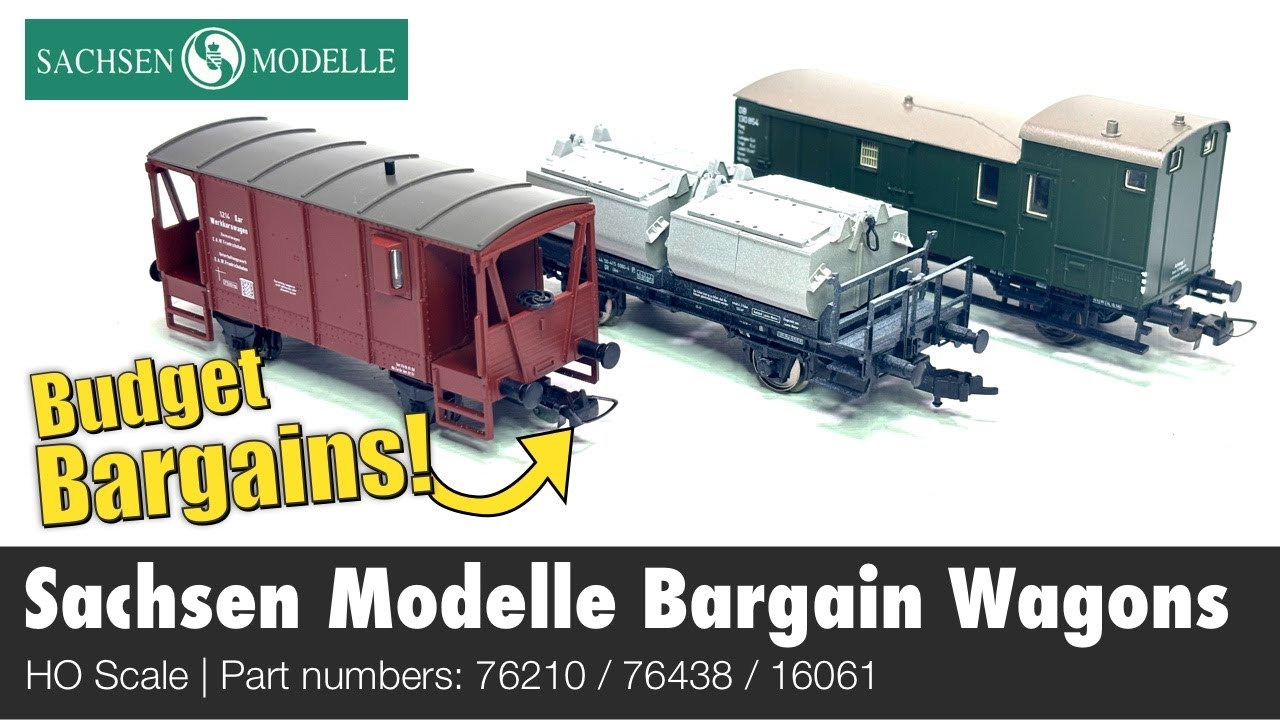 БЮДЖЕТНЫЕ ПРЕДЛОЖЕНИЯ - Немецкие грузовые вагоны Sachsen Modelle отличаются низкой стоимостью и в...