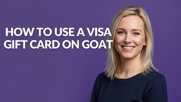 HOW TO USE A VISA GIFT CARD ON GOAT - Julia