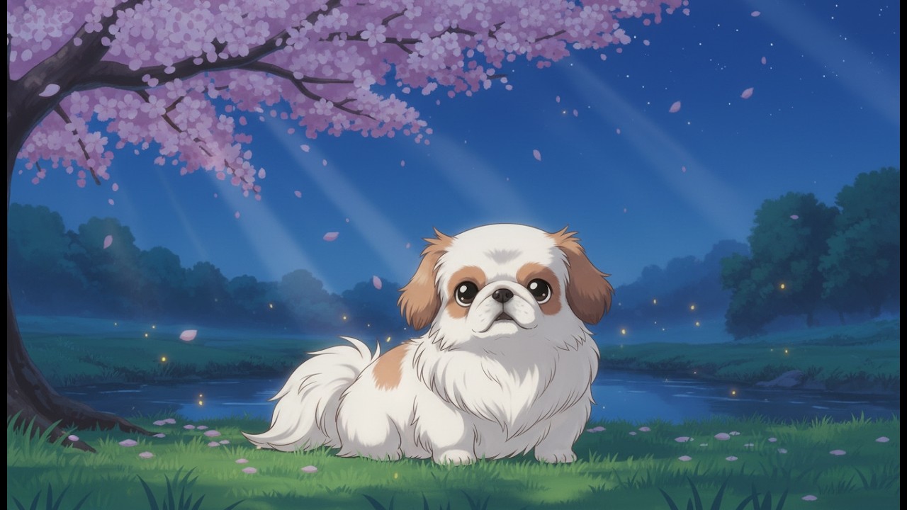 Deep Focus Night 🌙🌸 Sakura Study Music with Piano & Nature Sounds (2 Hours)