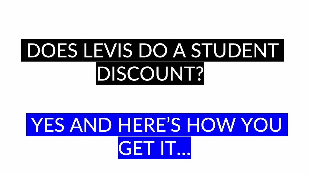 Levi's Student Discount | 30% Code + 50% 2023)