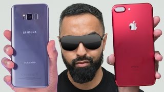 Samsung Galaxy S8 Plus vs iPhone 7 Plus