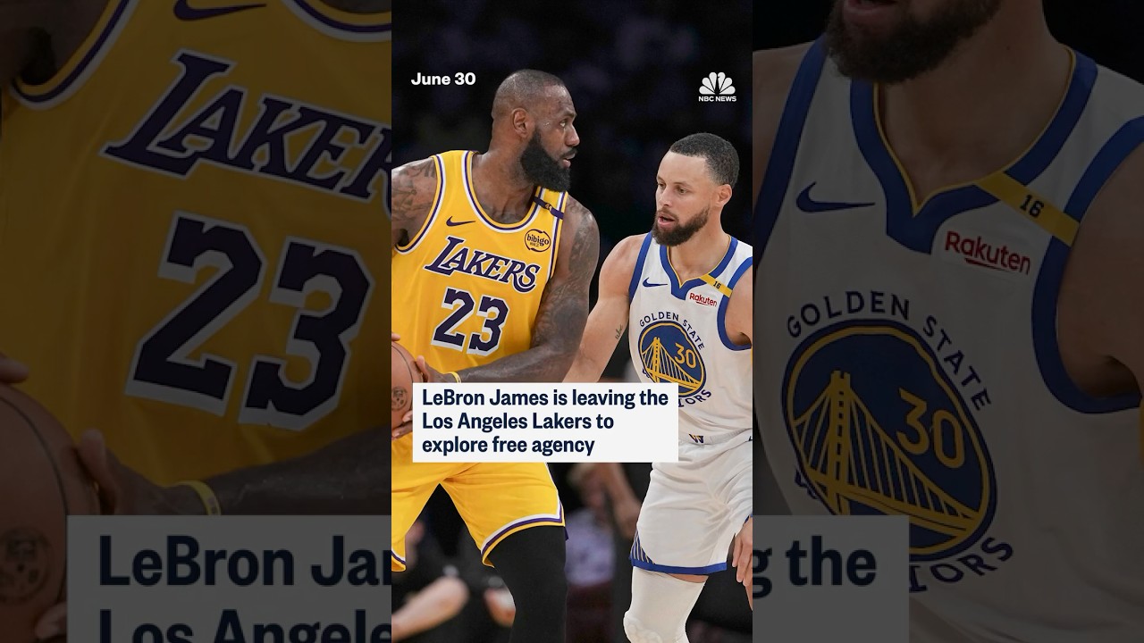 LeBron James is leaving the Los Angeles Lakers to explore free agency LeBron James is leaving the Los Angeles Lakers to explore free agency