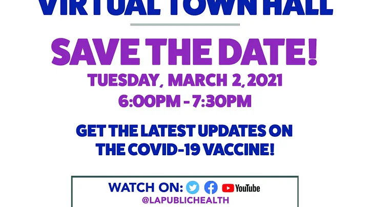 COVID-19 Vaccine Virtual Town Hall 3-02-21