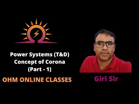 Corona (Part-1) | Power Systems | GATE-EE | OHM ONLINE | EE | EC | IN