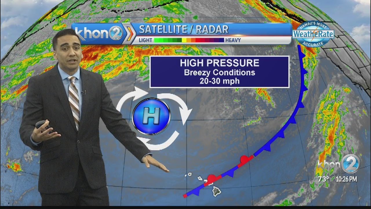 The breezy conditions to continue into work week - YouTube