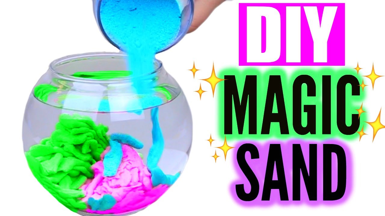 How do you make magic sand?