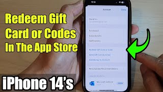 iPhone 14/14 Pro Max: How to Redeem Gift Card or Codes In The App Store