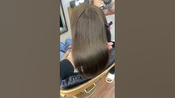 Cách nhuộm màu nâu lạnh cực dễ #hair #tocdep #haircolor #hairstyle #daycattoc