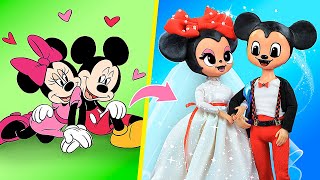 Mickey and Minnie Mouse Family! 32 LOL OMG Hacks