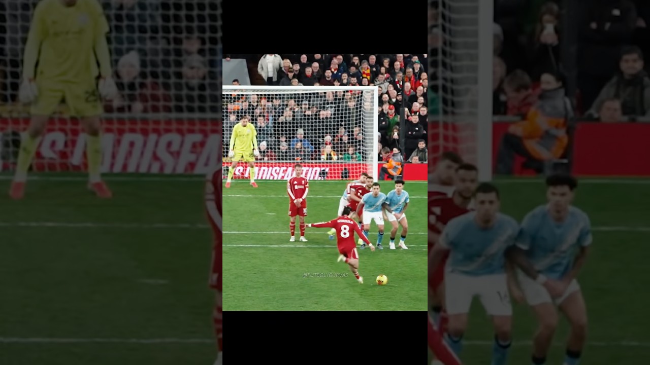 Amazing Curved Free Kicks 💫 