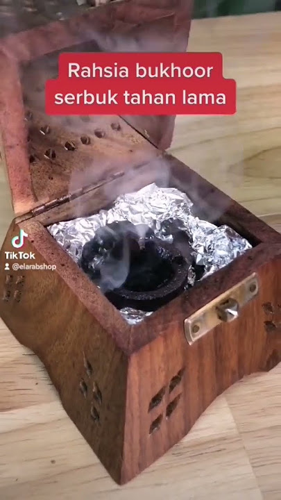 Ni dia rahsia bukhoor serbuk tahan lama