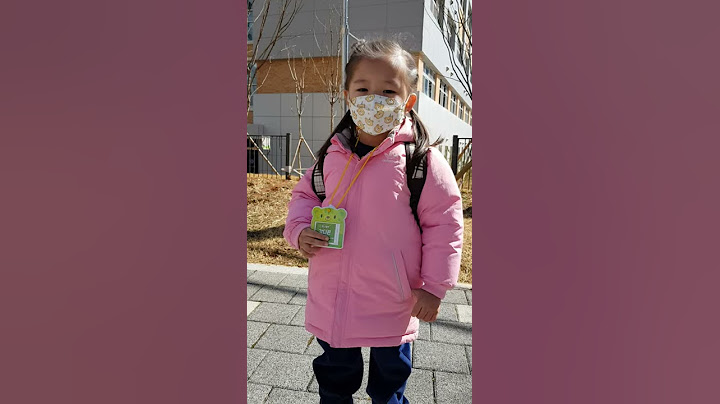유치원 첫 등원 20210302