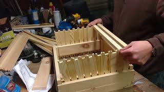 10 frame jig for bee hive frames