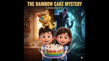 ROBO SKETCHES: [3D ANIMATED] THE MISSING RAINBOW CREAM CAKE MYSTERY | Detective Robo & Lily/Mitsu