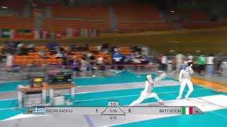 Plovdiv World Cup 2025 SWS - L16 - Despina Georgiadou GRE v Michela Battiston ITA