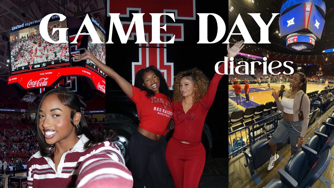 COLLEGE GAME DAY VLOG | Supporting my Best friend @ Texas Tech |  Errands | & Real Life Vibes