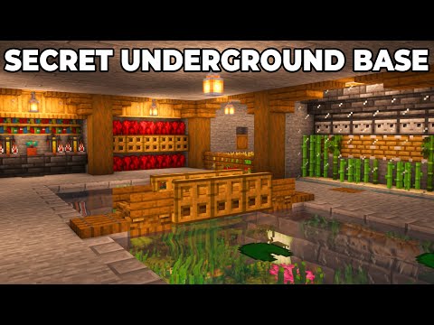 Minecraft: ULTIMATE Secret Underground Survival Base [Tutorial]