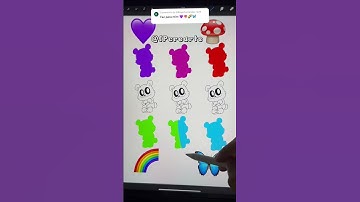 💜🍄🌈🦋 Emoji Color Mixing Palette The Smiling Critters | Poppy PlayTime #satisfying #colors