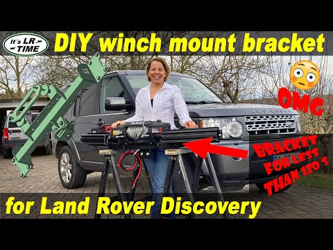 DIY easy-to-duplicate winch mount for Land Rover Discovery 3 / 4