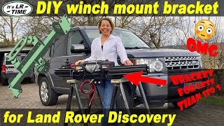 Land Rover  DIY easytoduplicate winch mount for Discovery 3 / 4