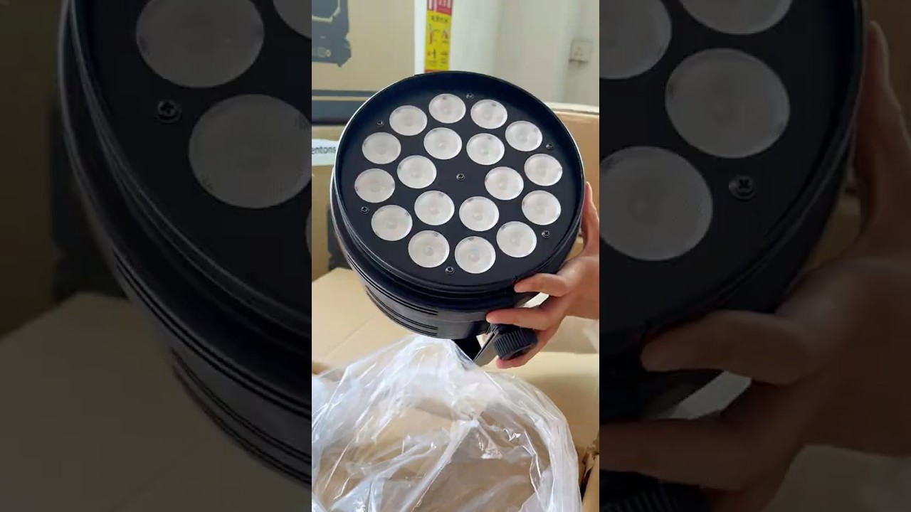 Illuminate your show with 18x10W UV Par Lights—perfect for stage & parties!