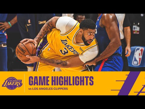 HIGHLIGHTS | Los Angeles Lakers vs Los Angeles Clippers