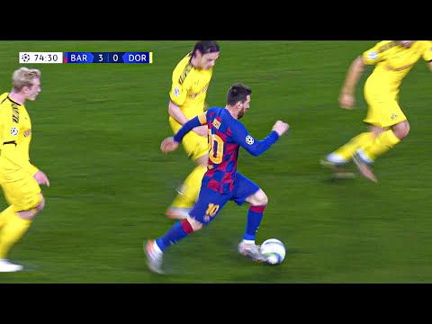 Lionel Messi Destroyed Dortmund At Camp Nou | 2019 HD 1080i (English Commentary)