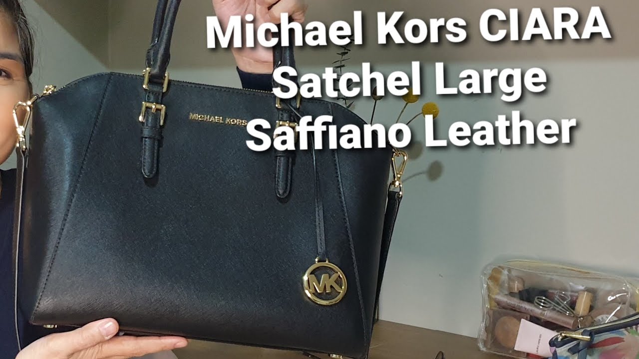 Ciara Large Saffiano Leather Satchel