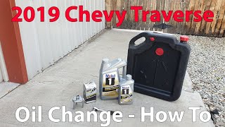 2019 Chevrolet Traverse Oil Change