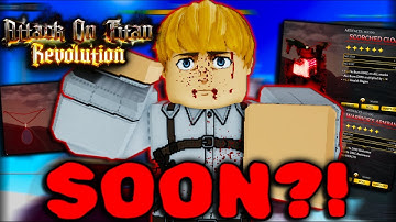 AOT Revolution UPDATE 4 Coming CHRISTMAS?! + NEW SNEAKS! (NO MORE DELAY?!)