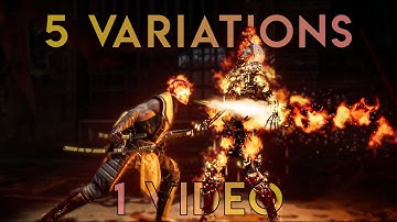 I played with every SCORPION variation i have! 🦂 - Mortal Kombat 11 Gameplay