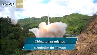 Dispara China misiles alrededor de Taiwán en protesta por visita de Nancy Pelosi