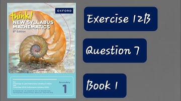 Exercise 12B (Area of Shaded Region) Question 7 Think New Syllabus Mathematics 8th Edition Book 1