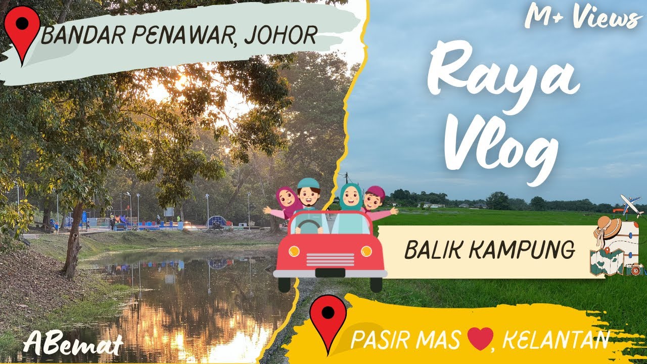 Balik Kampung Raya 2025 🚗 – 12 Jam Perjalanan + Buka Puasa Tepi Jalan & Malam Penuh Cabaran!