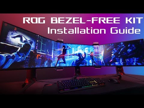 ROG Bezel-Free Kit - How to install l ROG