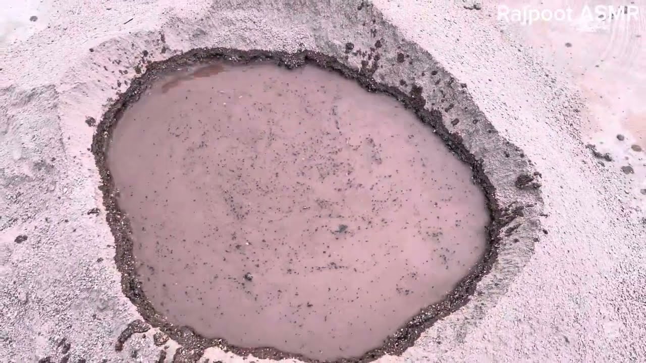 New || Pouring Shapes Making Vlog of Colour gul grainy texture || Timelapse shapes making also 