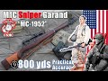 M1c m1 garand sniper mc1952 to 800yds practical accuracy not m1d