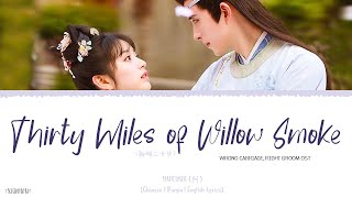 Thirty Miles of Willow Smoke (柳烟三十里) - YueYue (阿)《Wrong Carriage Right Groom OST》《花轿喜事》Lyrics