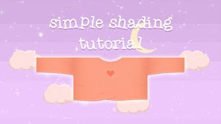 Simple Shading Tutorial for Beginners | ROBLOX Clothes