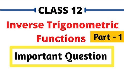 Inverse Trigonometric Functions Class 12 Important Questions | Cbse Board Exam 2021 #shorts #cbse