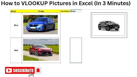 How to VLOOKUP Pictures in Excel (In 3 Minutes). #Excel #VBA and #sql