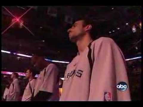 Ben Harper National Anthem 2007 NBA Finals
