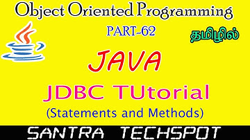 #62 | What is Statement in JDBC ? and Methods of Statements | Java JDBC Tutorial in Tamil