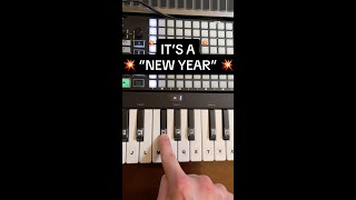 What would 💥 “NEW YEAR” 💥 sound like as a song?? 🤔🔤🎹 #shorts