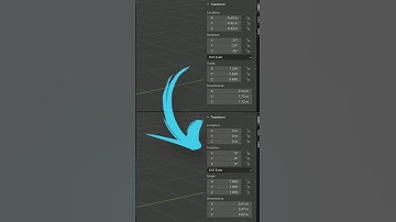 How to Apply All Transforms in Blender #blender #b3d #cgian