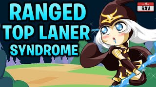 Ranged Top Laner Syndrome in League of Legends