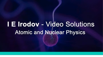 JEE - I E Irodov Solutions - Wave Properties of Particles and Schrodinger Equation - Q 6.52